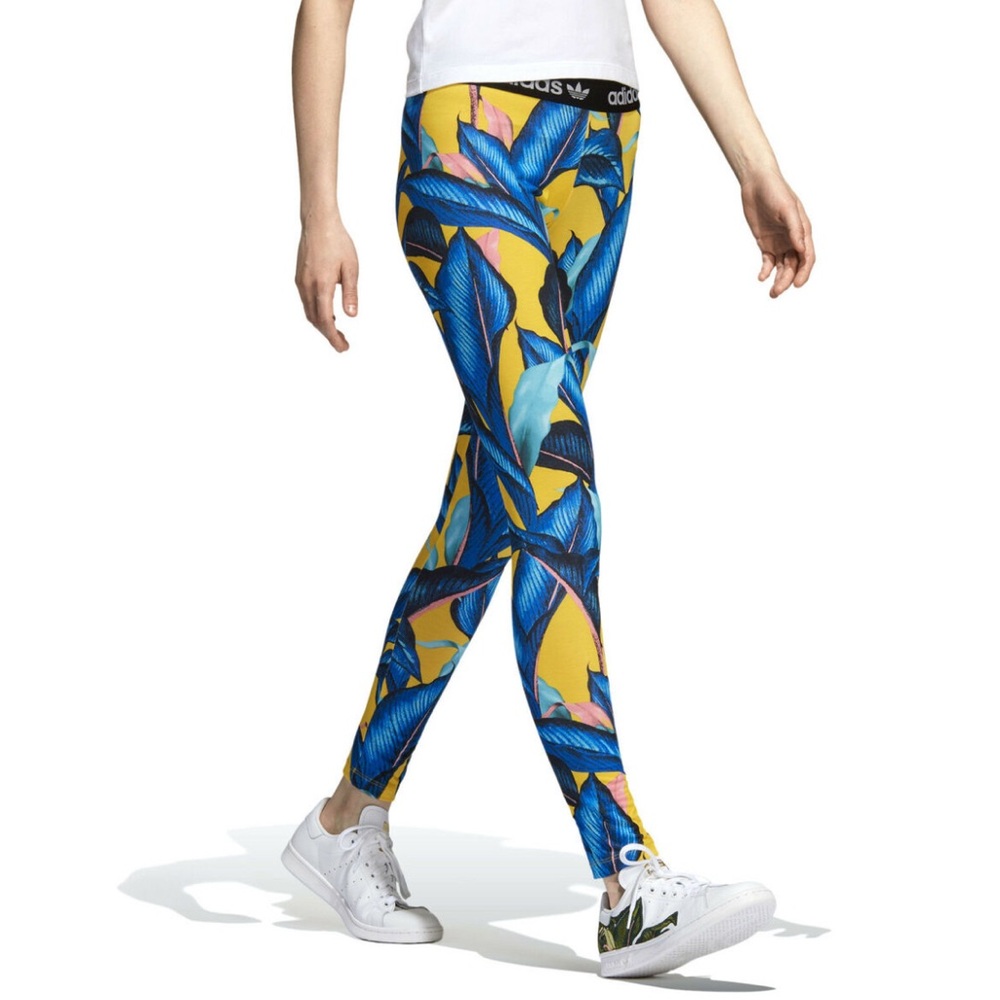 ADIDAS Palm Leaf Rio Leggings Small